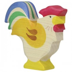 Figurine en Bois Holztiger le Coq - Holztiger