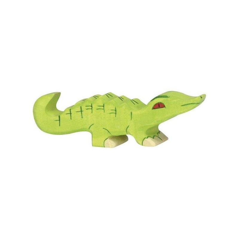 Holztiger Figurine en Bois le Crocodile P modéle - Holztiger