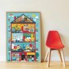 Poppik La maison de Graou 100 Stickers Gommettes - Poppik