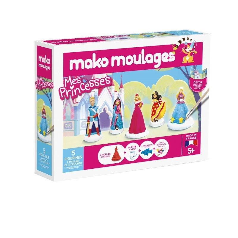 Mako moulage Mes Princesses 5 Moules - Mako Moulage