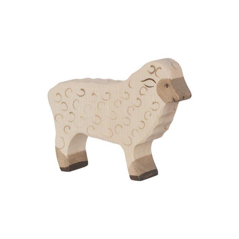 Holztiger Mouton debout en Bois - Holztiger