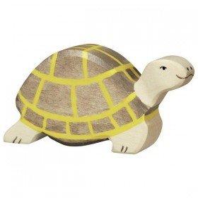 Holztiger la Tortue Marron en Bois - Holztiger