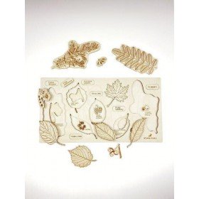 Stuka Puka Puzzle en Bois Les Feuilles et les Fruits de la forêt 3 - Stuka Puka