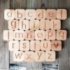 Set 26 Lettres en Bois en minuscules - Oyuncak House