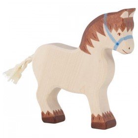 Figurine en Bois Holztiger le Cheval de Trait - Holztiger