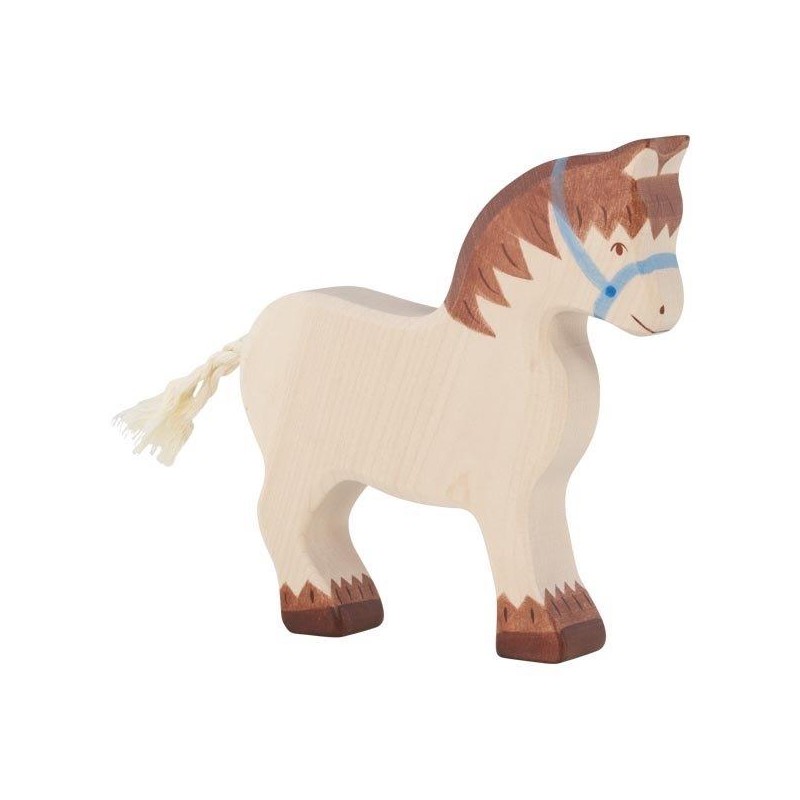 Figurine en Bois Holztiger le Cheval de Trait - Holztiger