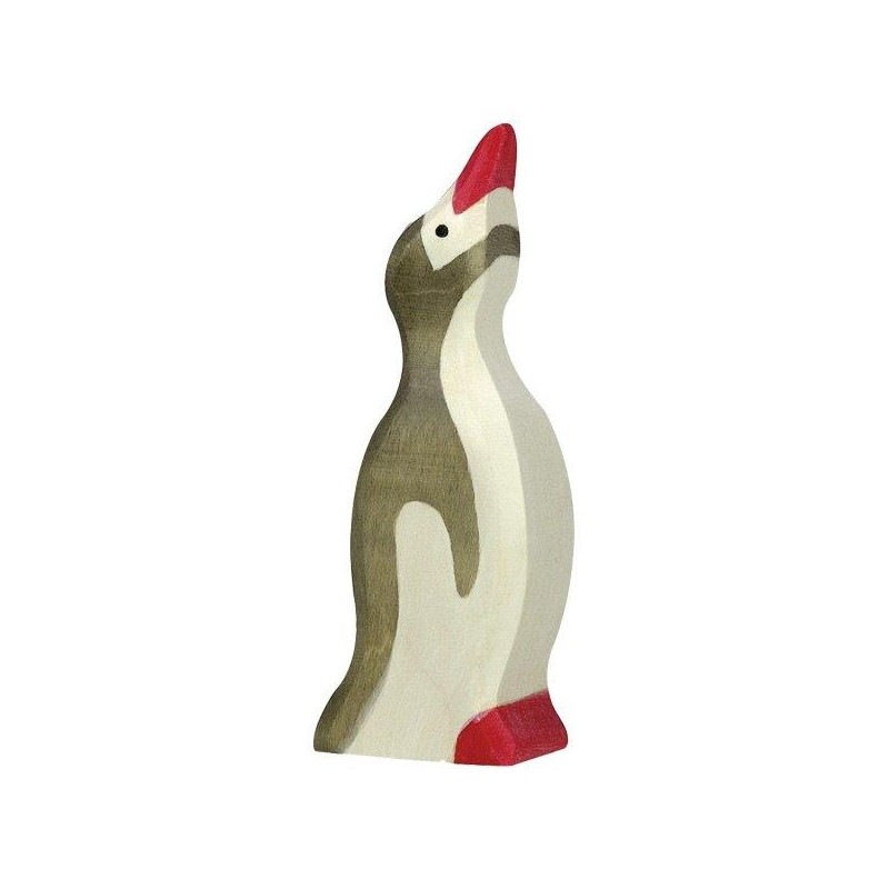 Holztiger le petit Pingouin tête Haute en Bois - Holztiger
