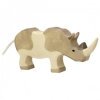 Figurine en Bois Holztiger le Rhinoceros - Holztiger