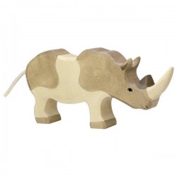 Figurine en Bois Holztiger le Rhinoceros - Holztiger