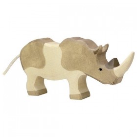 Figurine en Bois Holztiger le Rhinoceros - Holztiger