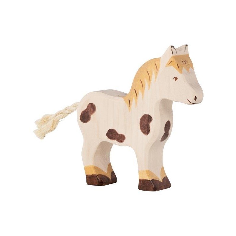 Figurine en Bois Holztiger le Poney - Holztiger