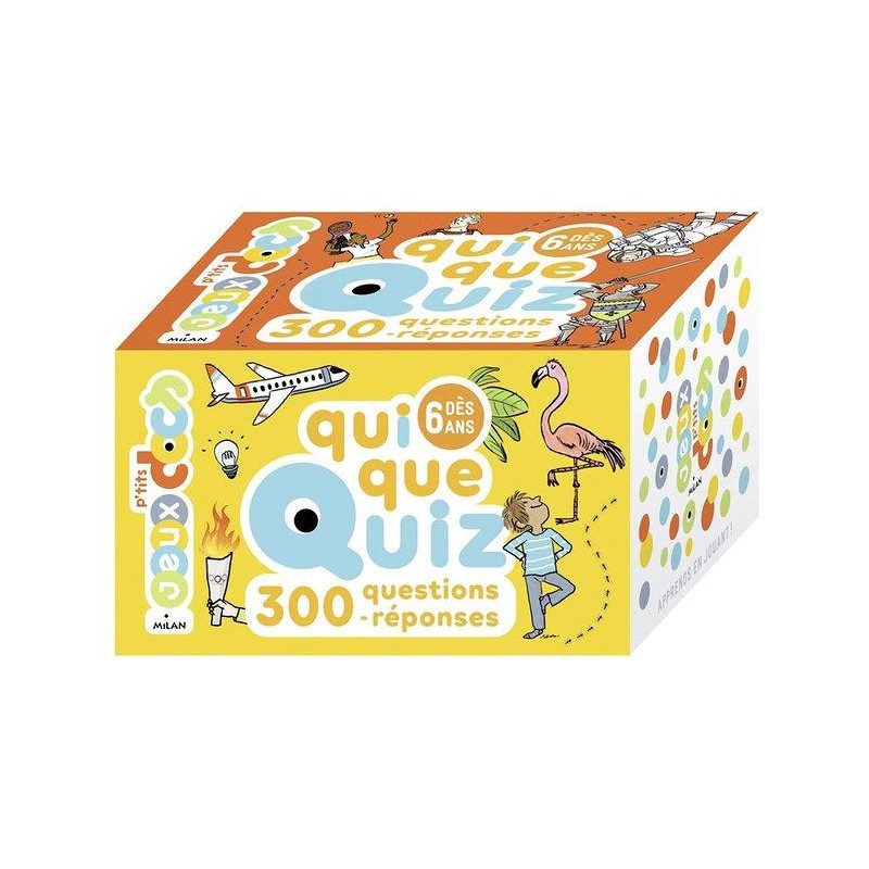 P'tits Jeux docs Qui Que Quiz 300 questions - Editions Milan