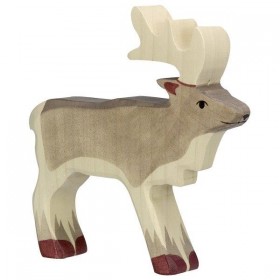 Figurine en Bois Holztiger le Renne - Holztiger