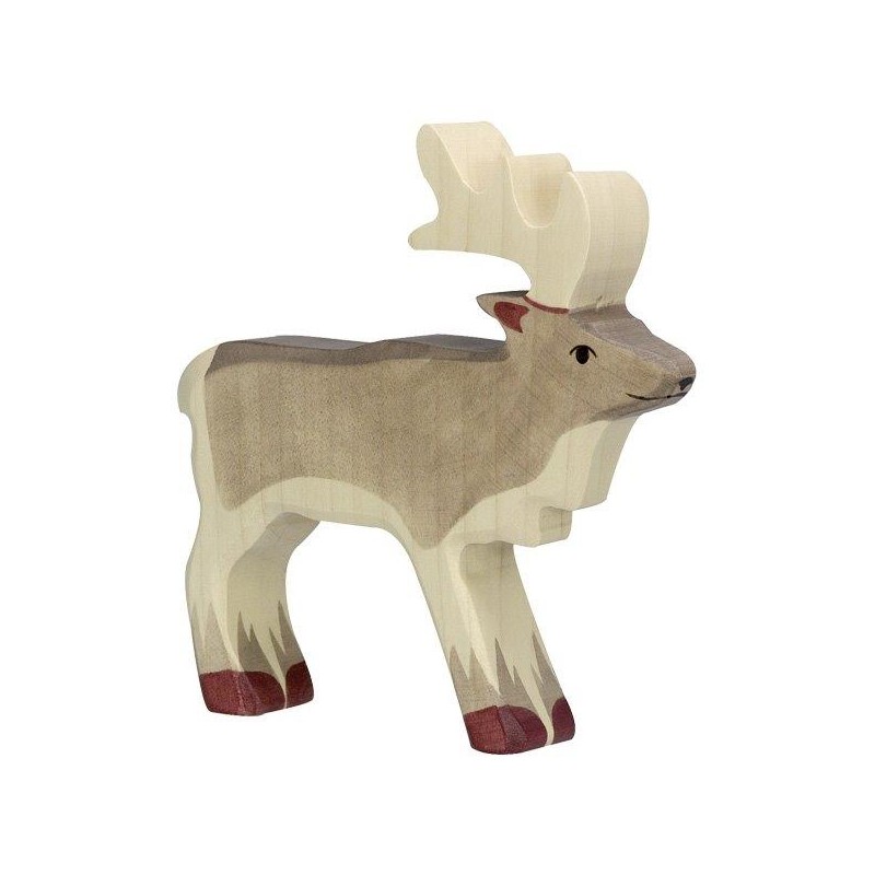 Figurine en Bois Holztiger le Renne - Holztiger