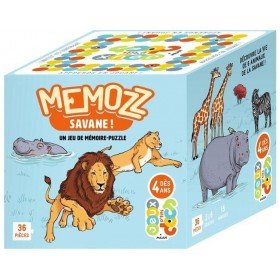 Memozz savane Animaux 200 questions - Editions Milan