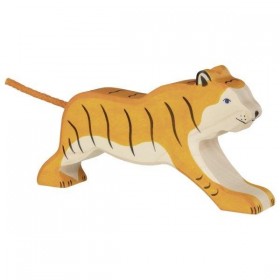 Figurine en Bois Holztiger Le Tigre marchant - Holztiger