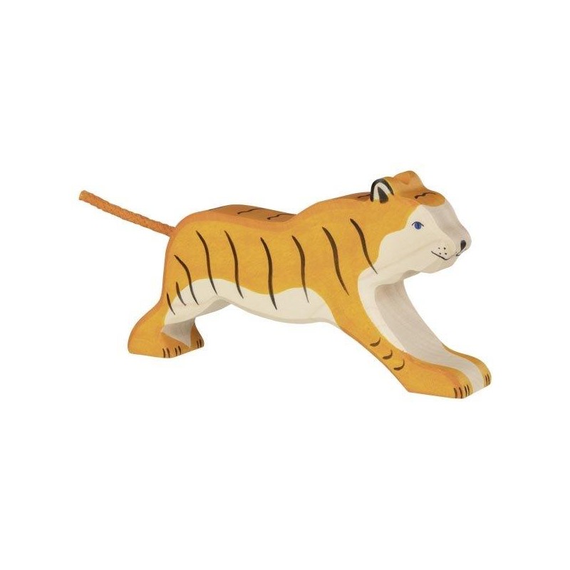 Figurine en Bois Holztiger Le Tigre marchant - Holztiger