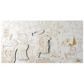Stuka Puka Puzzle en Bois le Camping - Stuka Puka