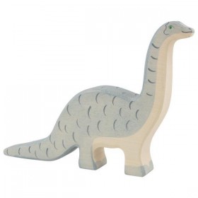 Figurine en Bois holztiger Le dinosaure Brontosaure - Holztiger