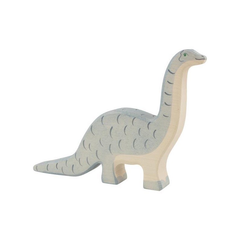 Figurine en Bois holztiger Le dinosaure Brontosaure - Holztiger