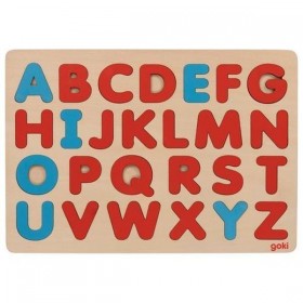 Puzzle en Bois les lettres de l'alphabet - Goki