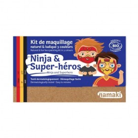 Namaki Kit de maquillage 3 couleurs Ninja et Super Héros - Namaki cosmetics