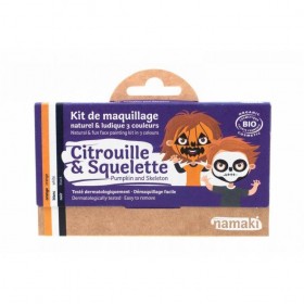 Namaki Kit de maquillage 3 couleurs Citrouille & Squelette - Namaki cosmetics