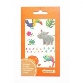 Tatoo Tatouages éphémères La vie sauvage - Namaki cosmetics