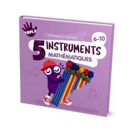 Topla, Mini Livre Fabrique 5 instruments Mathématiques - Topla
