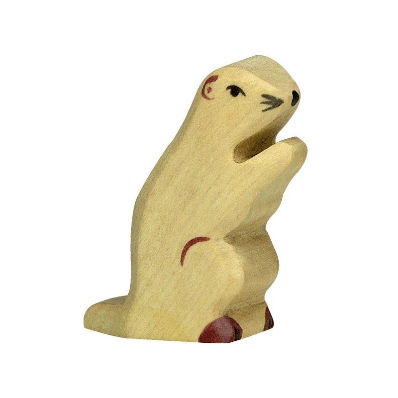 Figurine en Bois Holztiger la marmotte - Holztiger