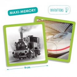 Akros Maxi Memory Les Inventions - Jeux-Jouets-Bois