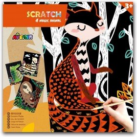 Scratch creation Set Créatif Les Animaux - AVENIR