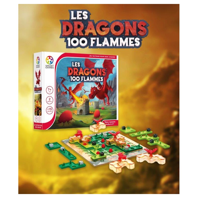 Smartgames Jeu les Dragons 100 Flammes - Smartgames