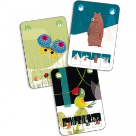 Djeco Le jeu de cartes 7 familles Mini Nature - Djeco