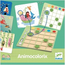 Djeco Animocolorix Le jeu d'orientation Spatiale - Djeco