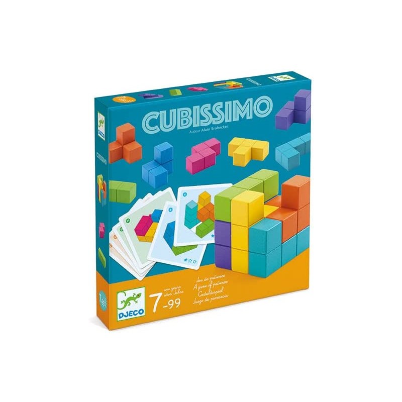 Djeco Cubissimo Jeu d'assemblage en 3D cube Multicouleur - HABA