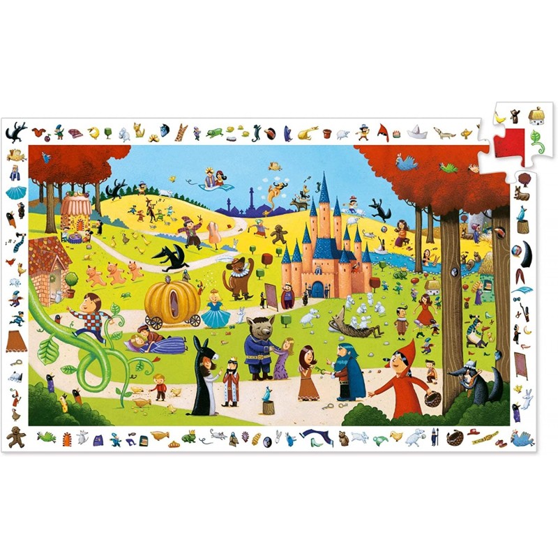 Djeco Puzzle d'observation Les contes - Djeco