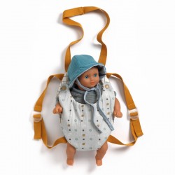 Djeco porte bebe Grey poupée Pomea - Djeco