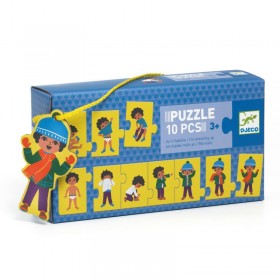 Djeco Puzzle Frise Je m'habille - Djeco