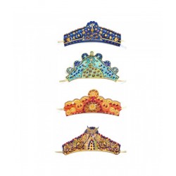 Set de 4 couronnes de Princesse en mousse à décorer