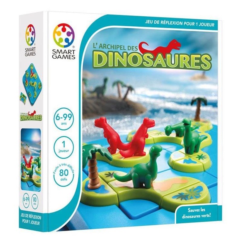 Smartgames Jeu L'archipel des dinosaures - Smartgames