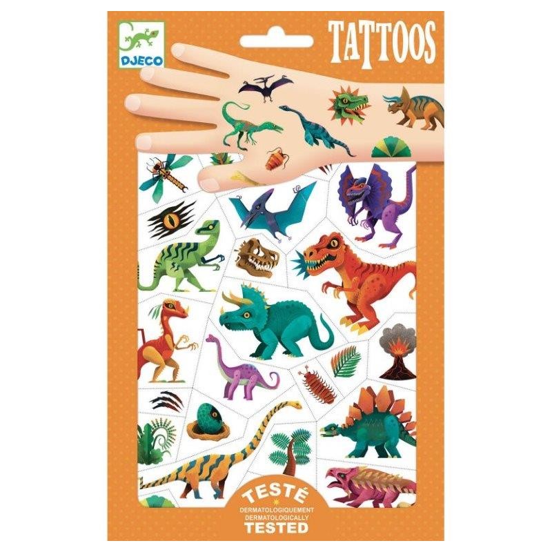Djeco Tatoo Tatouages éphémères Les dinosaures - Djeco