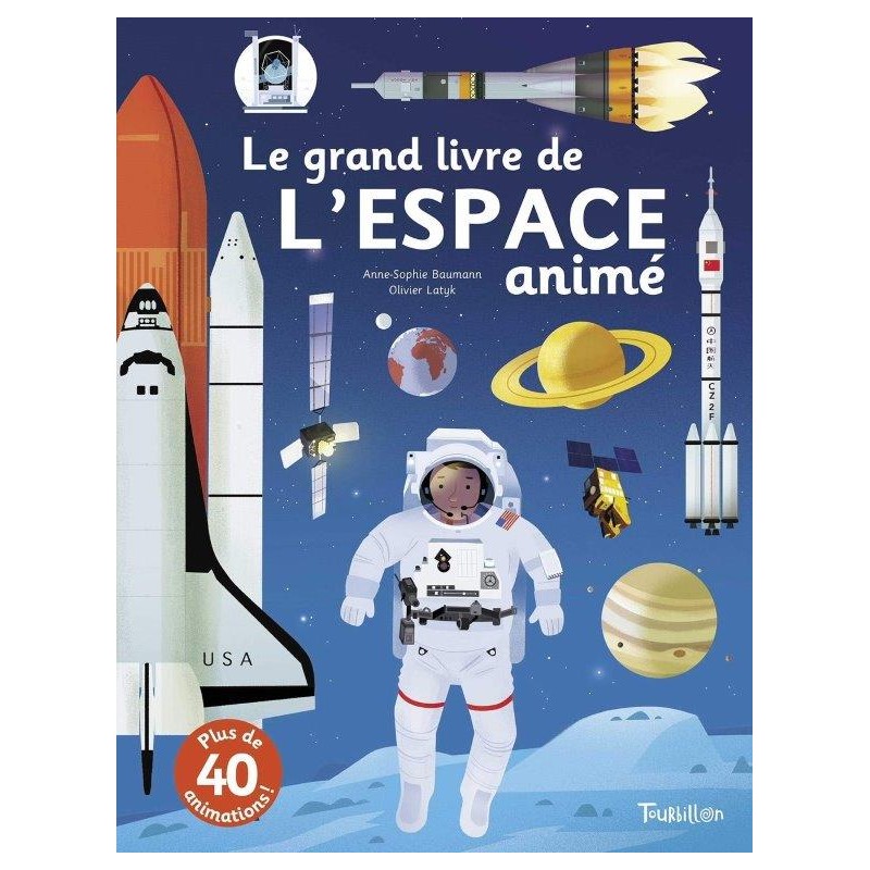 Le grand Livre animé de l'espace - Editions Milan