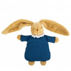 Doudou Trousselier Lapin Bleu Denim hochet - Trousselier