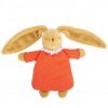 Doudou Trousselier Lapin en lin Corail hochet - Trousselier