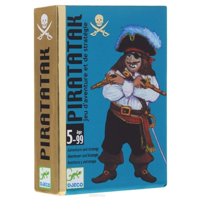 Djeco Le jeu de cartes Piratatak - Djeco