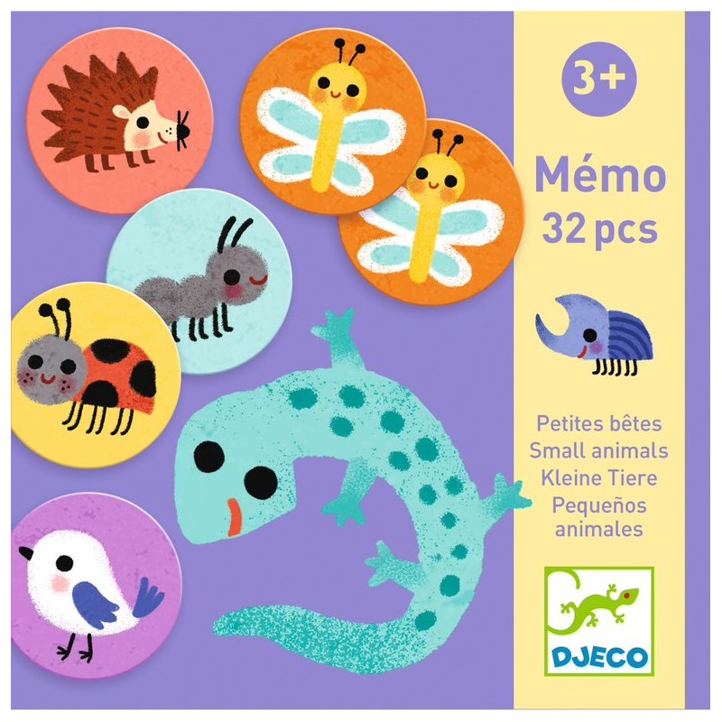 Djeco mémo des animaux de 32 pcs - Djeco