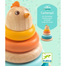 Djeco Cachempil Le poule à empiler - Goki