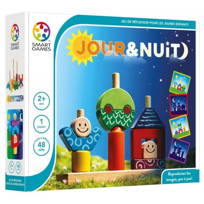 Smartgames Jeu en Bois Jour & Nuit - Smartgames