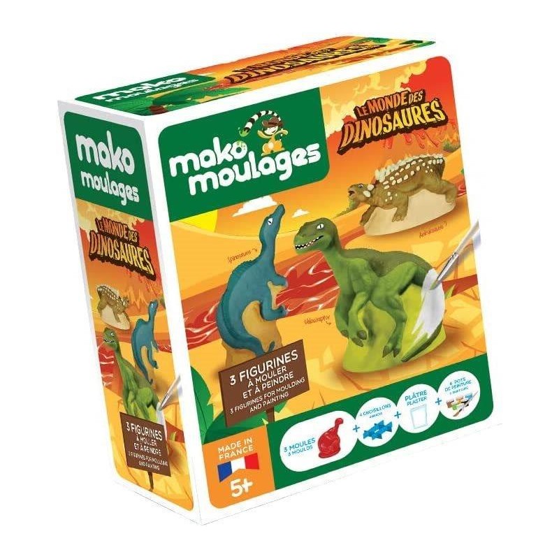 Mako moulage le monde des dinosaures 3 moules - Mako Moulage